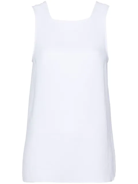 Tibi Pebble Sable crepe top 
