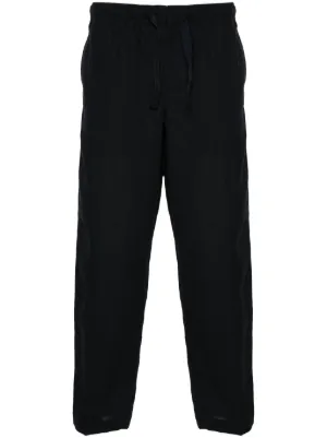 Undercover x Evangelion manga-embroidery Track Pants | Black