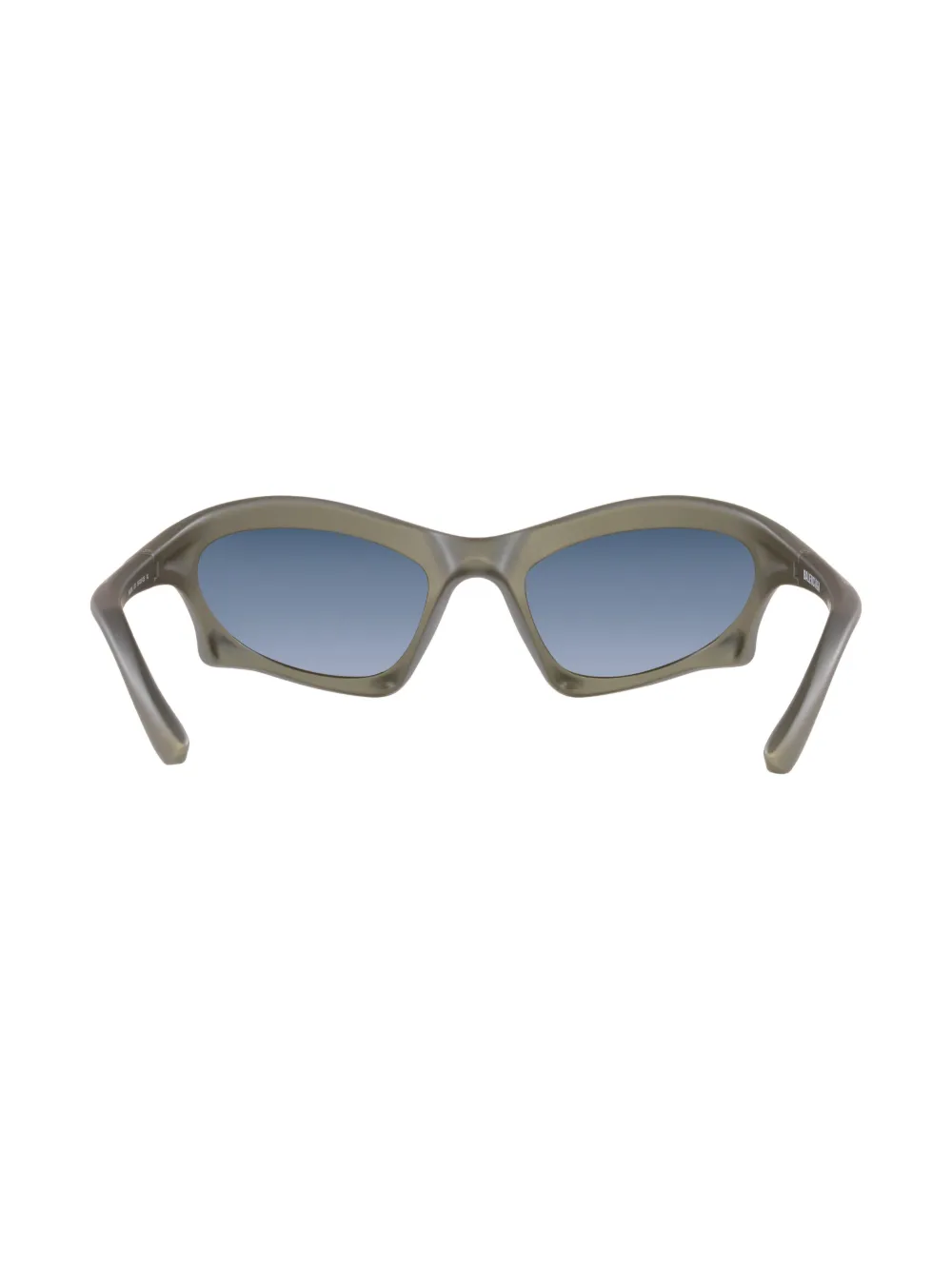 Balenciaga Eyewear Zonnebril met rechthoekig montuur Grijs