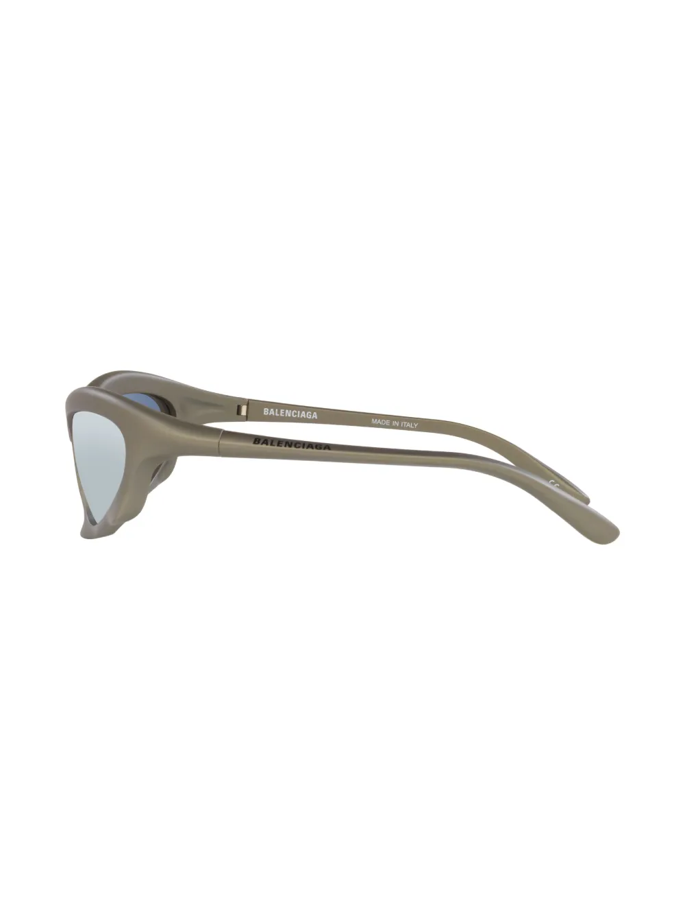 Balenciaga Eyewear Zonnebril met rechthoekig montuur Grijs