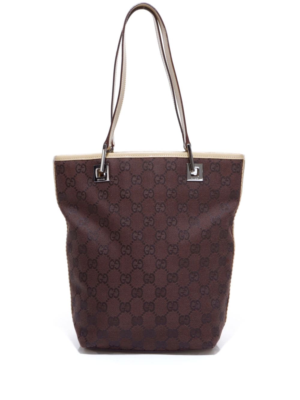 Pre-owned Fendi Gg Canvas Tote Bag In Brown