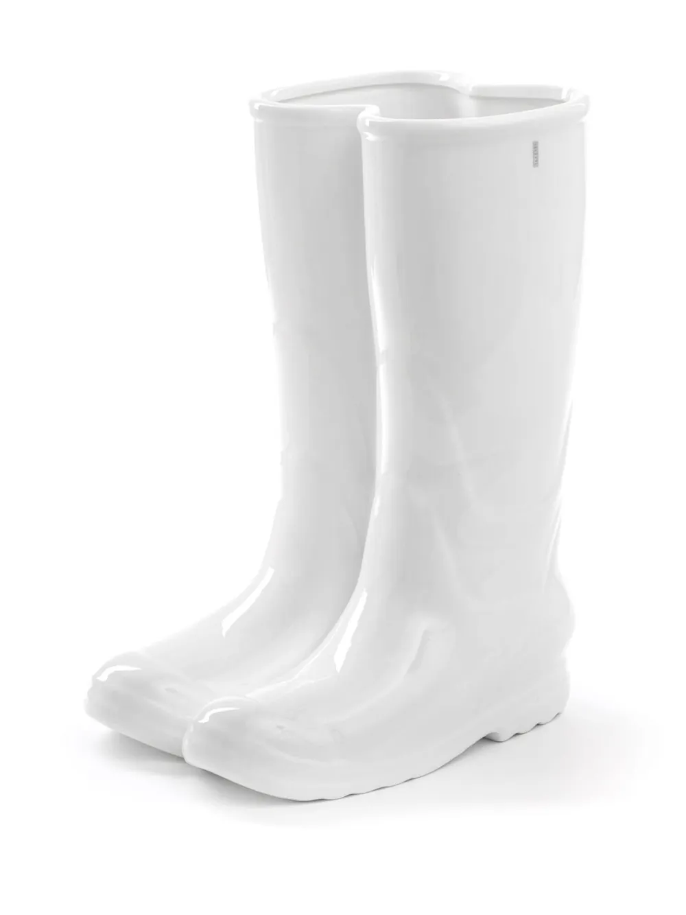 Seletti Vaas met print - Wit