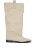 GANNI slouchy knee-high boots - Neutrals