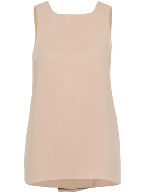 Tibi Pebble Sable crepe top 