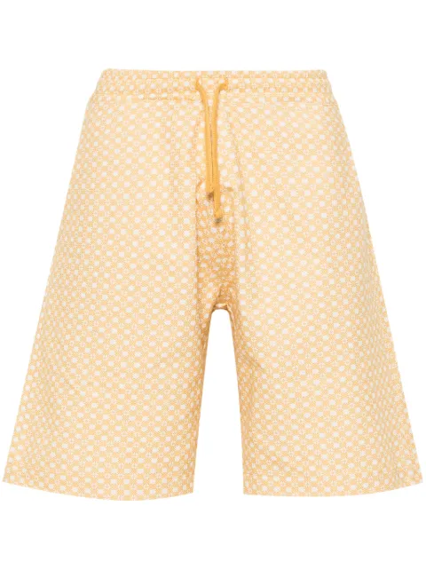 Universal Works Lumber pattern-jacquard shorts 