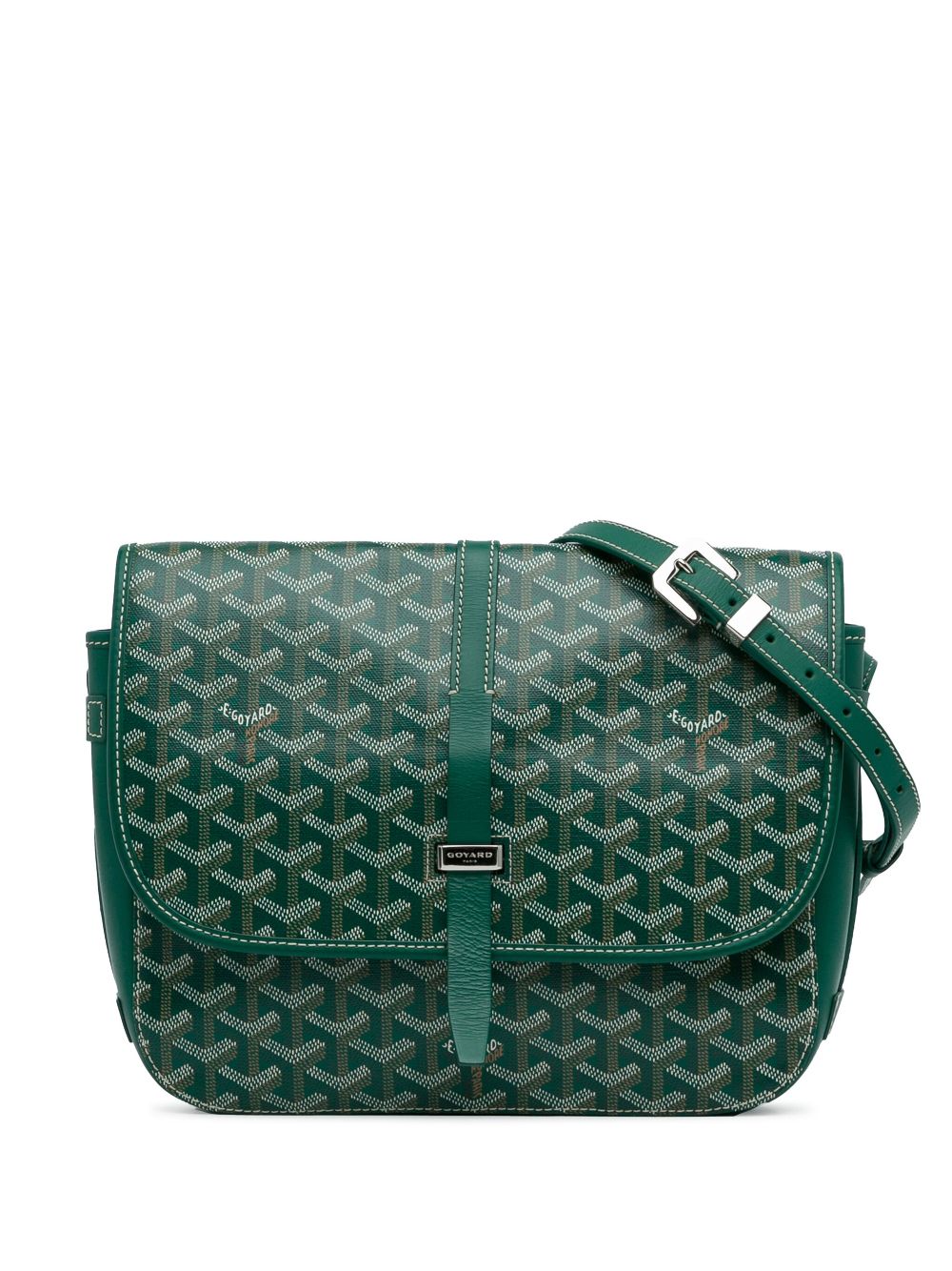 Goyard Pre-Owned 2019 Pre-Owned Goyard ine Belvedere II MM Crossbody Bag - Green