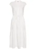 Woolrich poplin midi dress - White