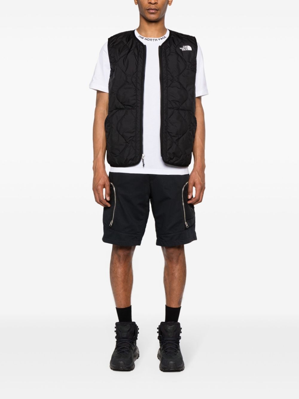 Shop The North Face Ampato Quilted Gilet In Black