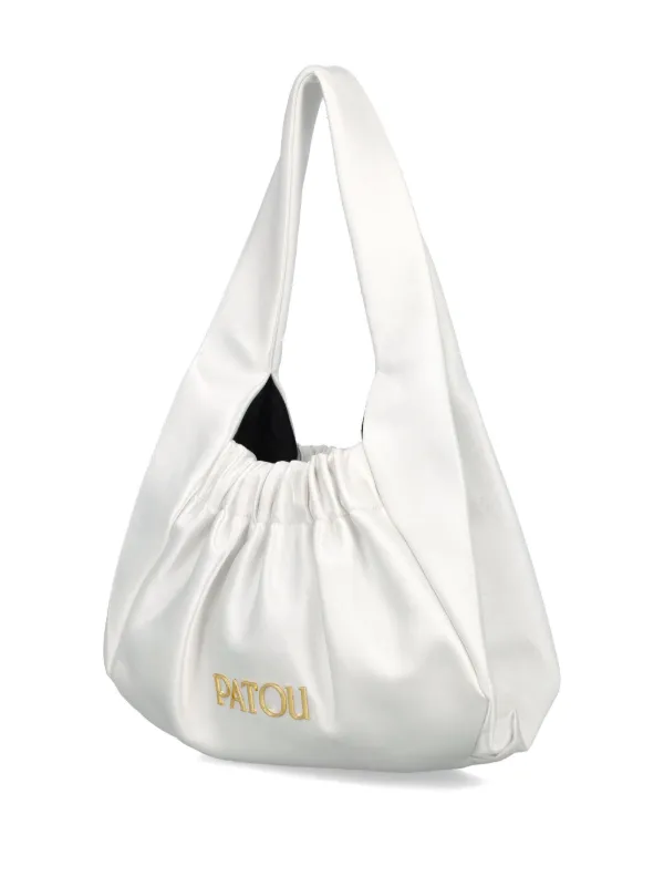 【個性的で可愛い♪】PATOU ディテールサテン Le Biscuit バッグ Patou | サテン Le Biscuitバッグ