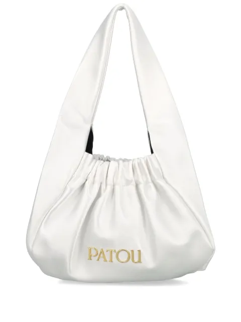 Patou Le Biscuit satin shoulder bag