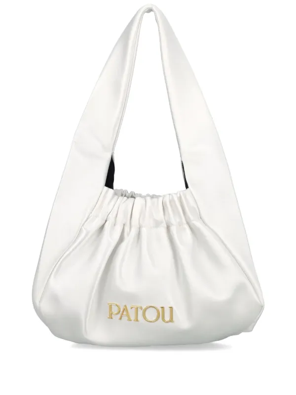Patou Le Biscuit サテンショルダーバッグ | ホワイト | FARFETCH JP