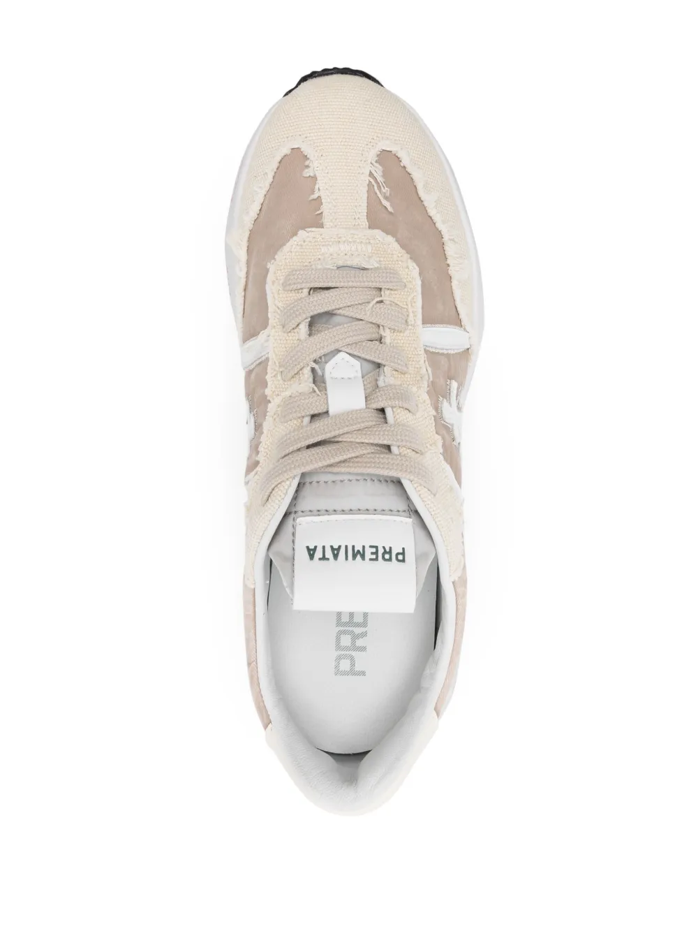 Shop Premiata Cassie 6722 Canvas Sneakers In Neutrals