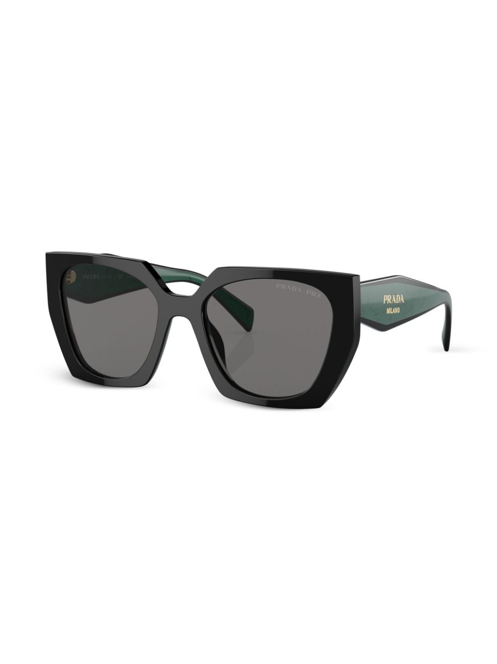 Prada Eyewear butterfly-frame sunglasses - Black