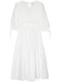 Barbour Kelburn midi tiered dress - White