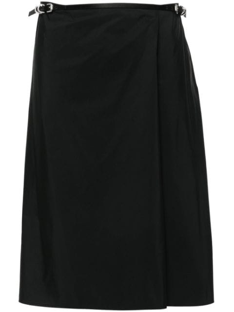 Givenchy Voyou taffeta wrap skirt