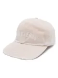 Courrèges logo-embroidered distressed cap - Neutrals