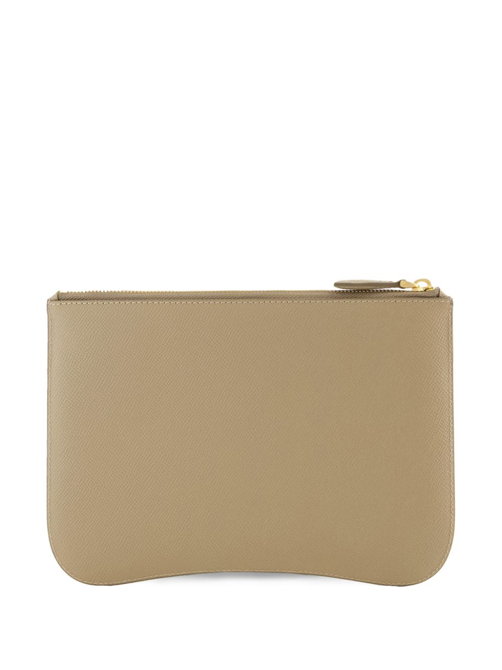 AMI Paris Paris Paris leather pouch - Beige