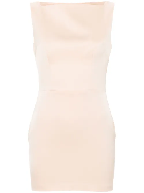 Robe courte en satin à design drapé - Alex Perry - Modalova