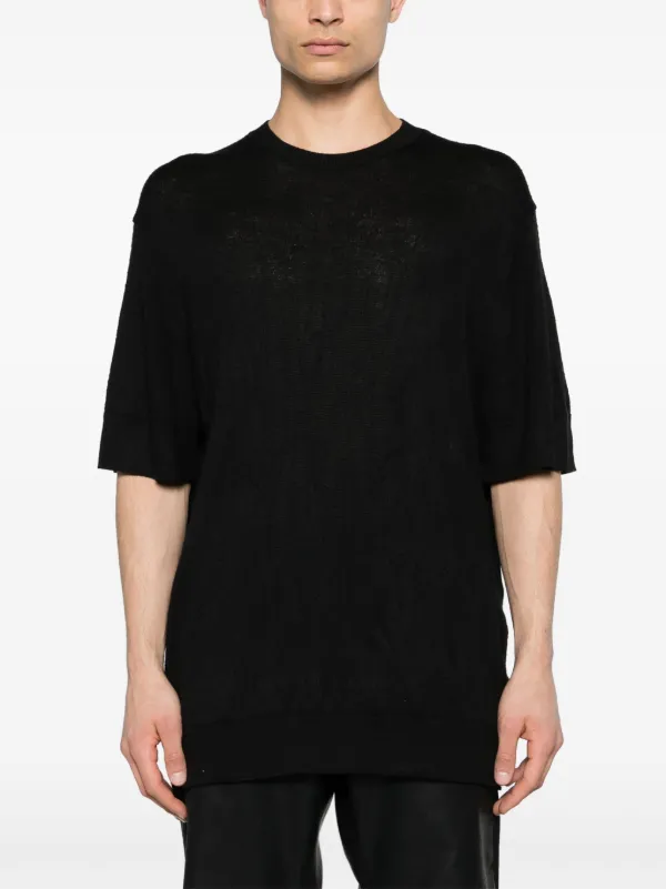 Helmut Lang クルーネック Tシャツ | ブラック | FARFETCH JP