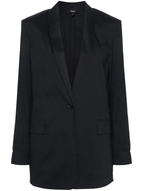 Theory blazer à col châle - Bleu - Theory - Modalova