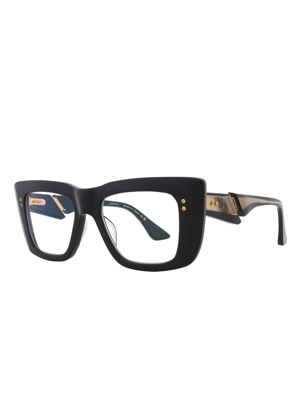 Dita Eyewear Mahine Square Glasses In Black