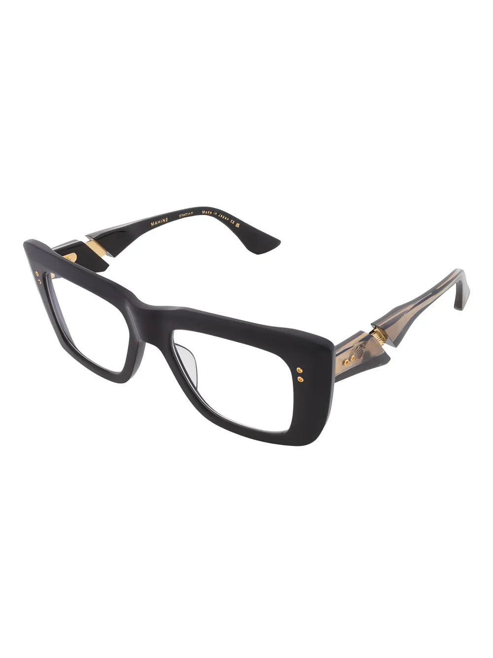 Dita Eyewear Mahine Square Glasses In Black