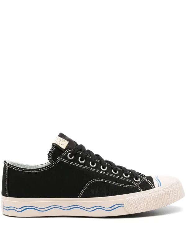 新品・希少品　visvim ネイビー キャンバス ローカット スニーカー 新品・希少品 visvim ネイビー キャンバス ローカット