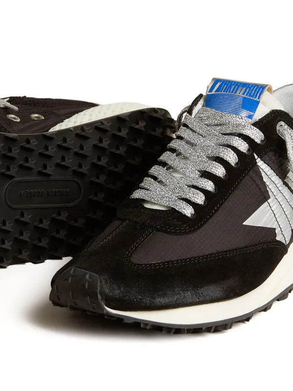 Golden ★25SS 超新作★Running Sole Panel Sneakers Black Golden Goose Running Sole Panelled Sneakers | Black