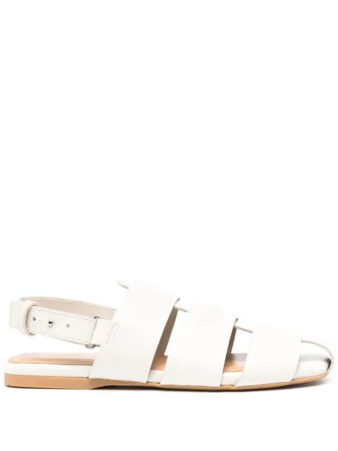 JW Anderson logo-debossed leather sandals