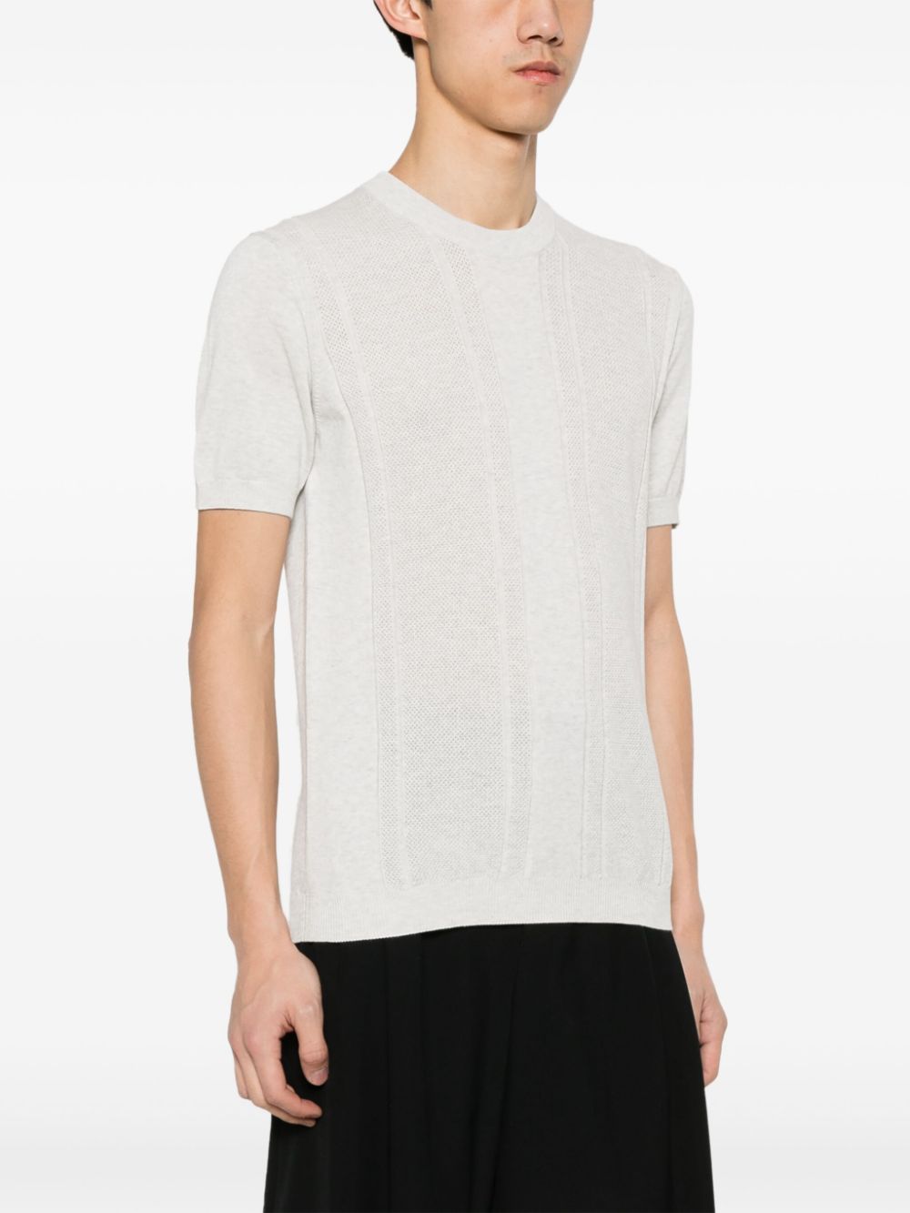 Brunello Cucinelli cotton knitted T-shirt Men