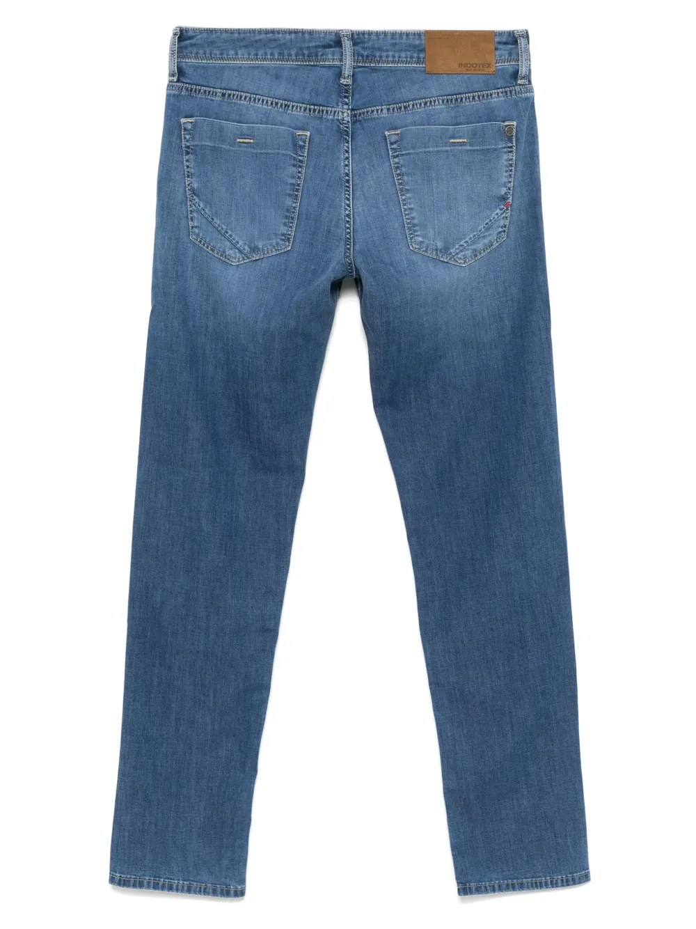Incotex Low waist skinny jeans - Blauw