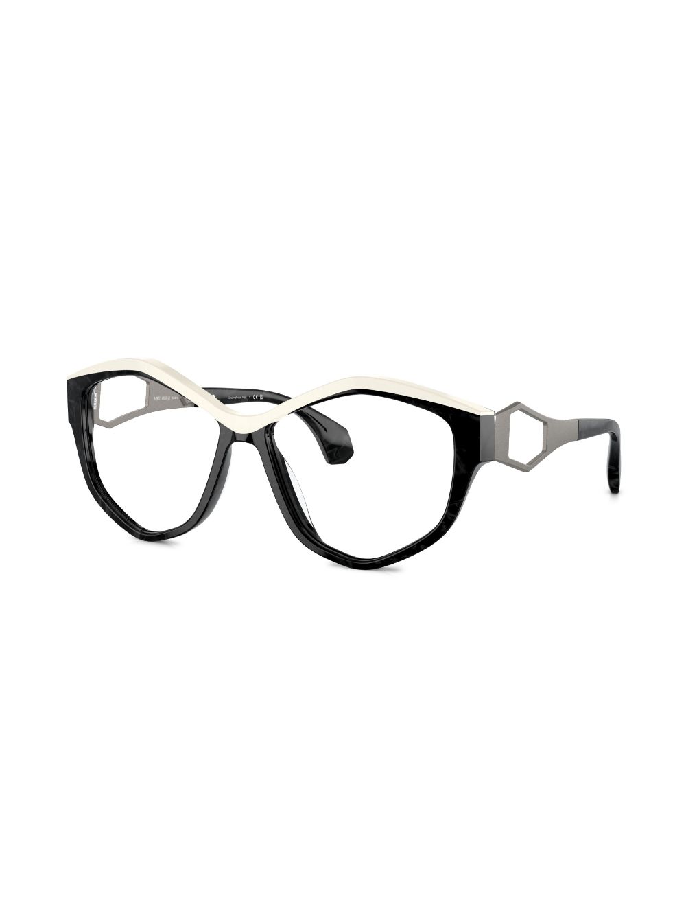 Alain Mikli cat-eye frame glasses - Black