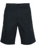 ASPESI pressed-crease cotton shorts - Blue