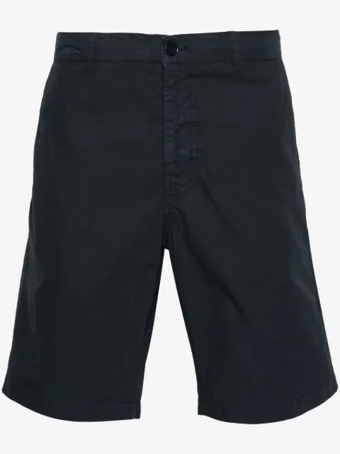 ASPESI short en coton à plis marqués