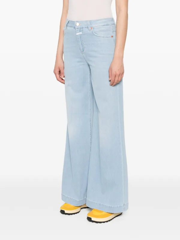 デニム・ジーパン CLOSED Glow up high waist jeans Blu Closed Glow-Up high-rise wide-leg Jeans | Blue | FARFETCH