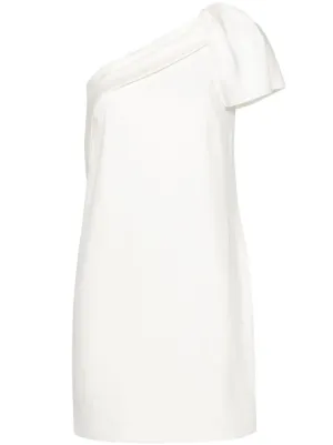 Courrèges ワンショルダー ミニドレス | ホワイト | FARFETCH JP
