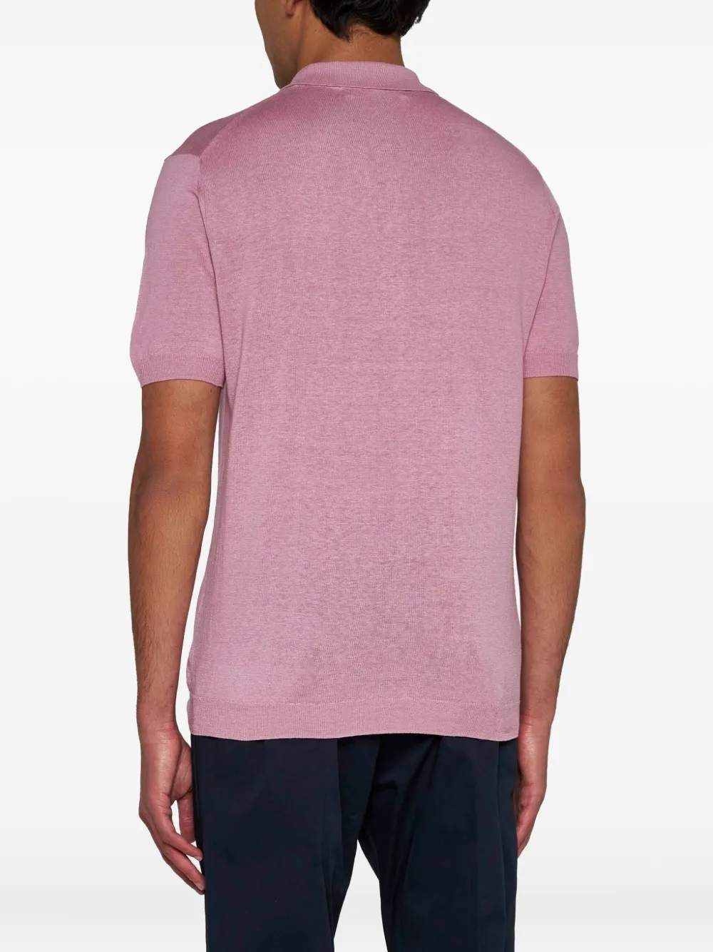 Low Brand Poloshirt met korte mouwen Roze