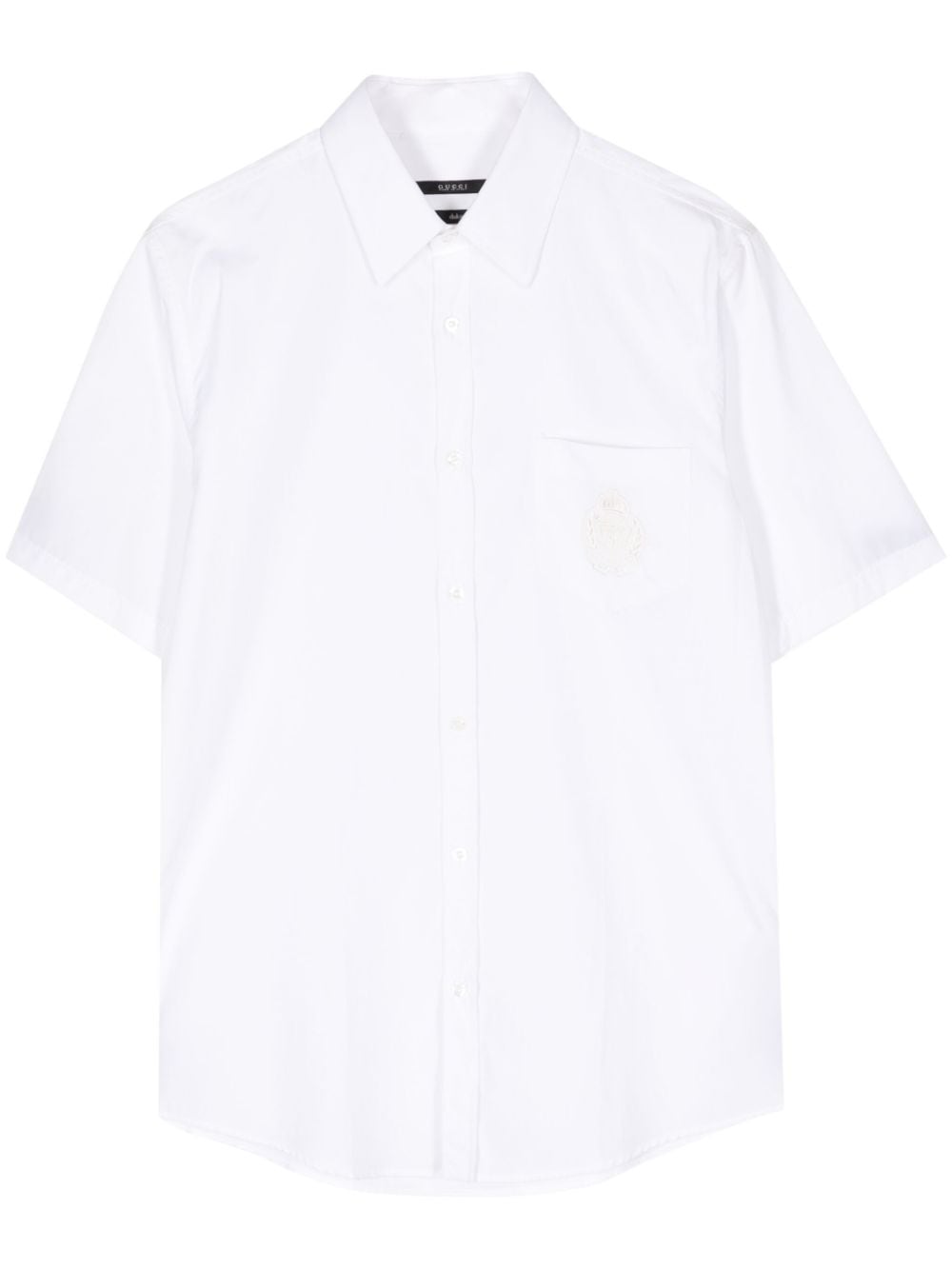 Gucci Overhemd met geborduurd logo Wit