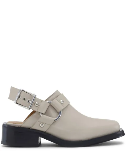 GANNI Slingback-Mules mit Nieten