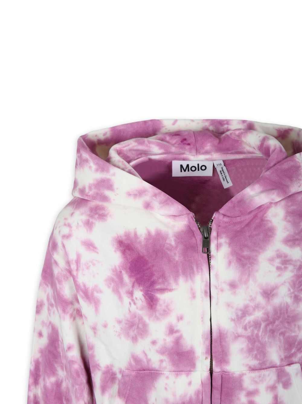 Shop Molo Mazz Organic-cotton Hoodie In Pink