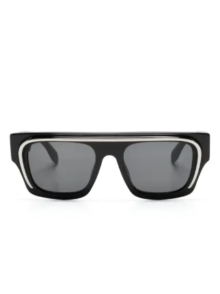 Palm Angels Eyewear Salton スクエアフレーム サングラス | ブラック