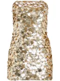 Retrofete Nolia sequin-embellished strapless mini dress - Gold