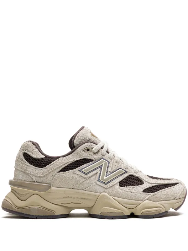 New Balance x Sydney McLaughlin 9060 Linen Stoneware Licorice Sneakers Neutrals FARFETCH TR