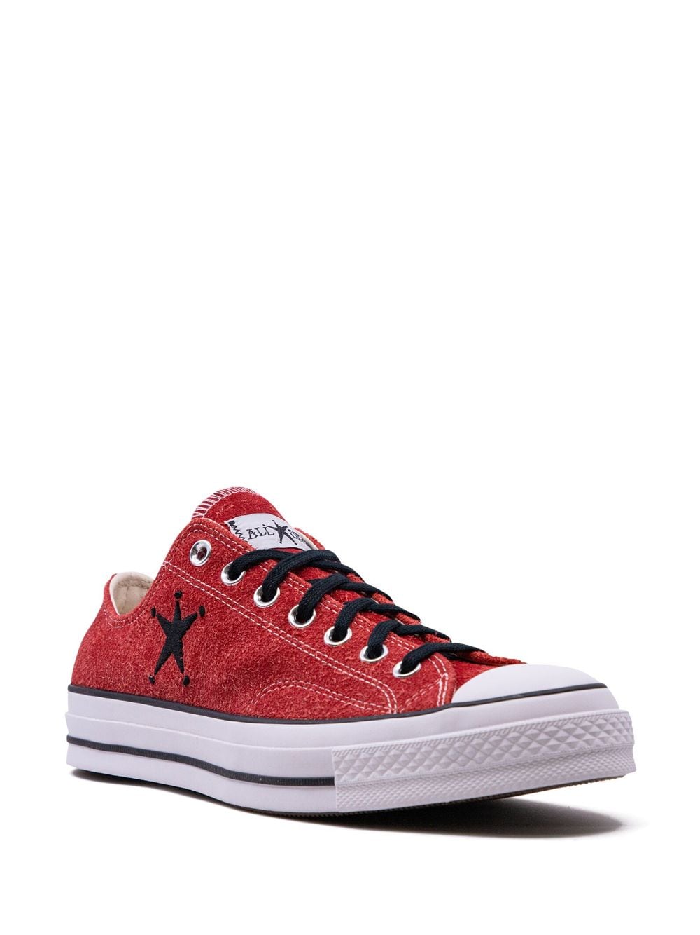 Shop Converse X Stussy Chuck 70 "poppy Red" Sneakers