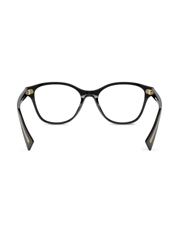 Miu Miu Eyewear round-frame Glasses | Black | FARFETCH
