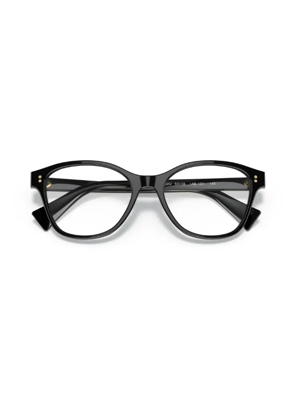 Miu Miu Eyewear round-frame Glasses | Black | FARFETCH