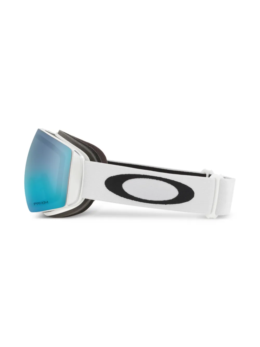 Oakley Womens Black Oo7050 00 Flight Deck Ski Goggles In White