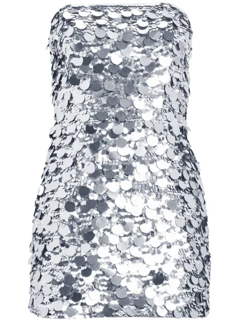 Retrofete Nolia sequin-embellished strapless mini dress