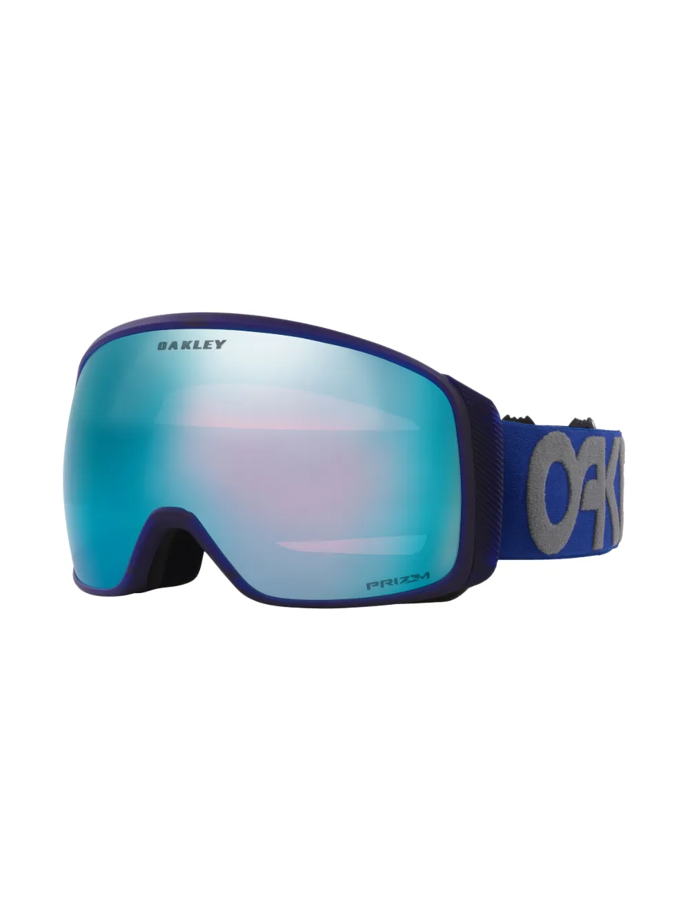Oakley Womens Black Oo7104 Flight Tracker L Prizm™ Snow Goggles In Blue