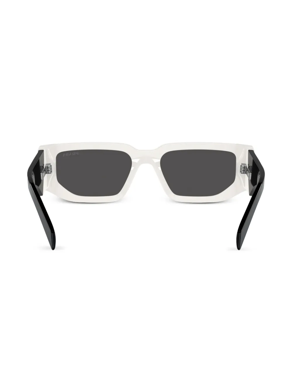 Prada Symbole Rectangular Men's Sunglasses, Pr 09zs In White